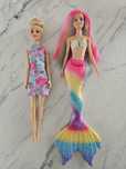 Zestaw 2 lalek Barbie Mattel klasyczna i syrenka