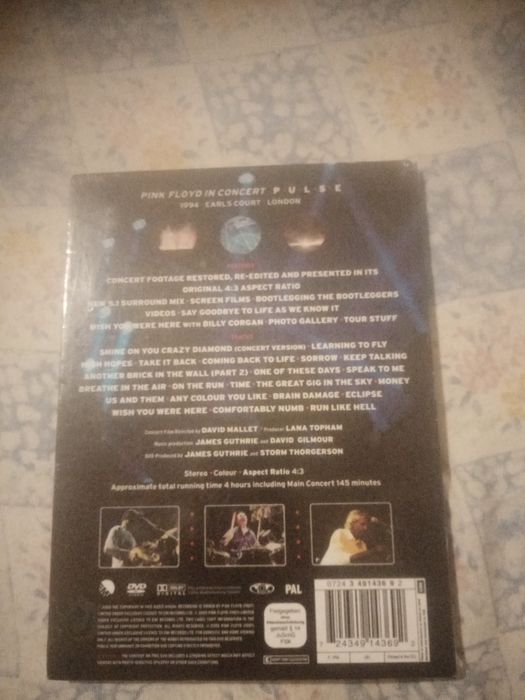 DVD Pink Floyd Pulse