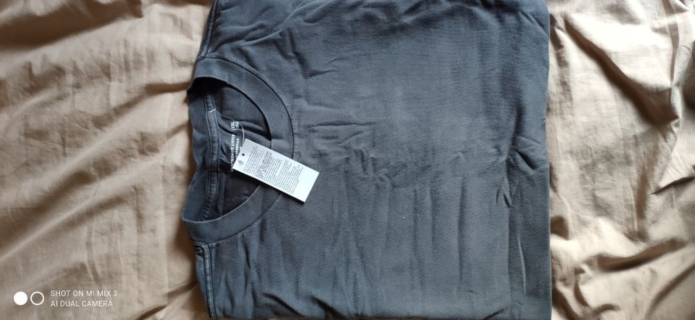 Abercrombie & Fitch 5-pak t-shirtów XXL sprany czarny khaki beż biały