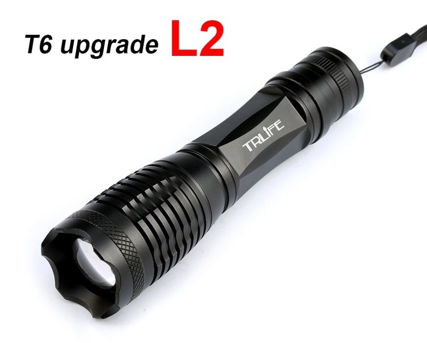 Lanterna de 3800 Lumens CREE XM-L L2 LED com Zoom