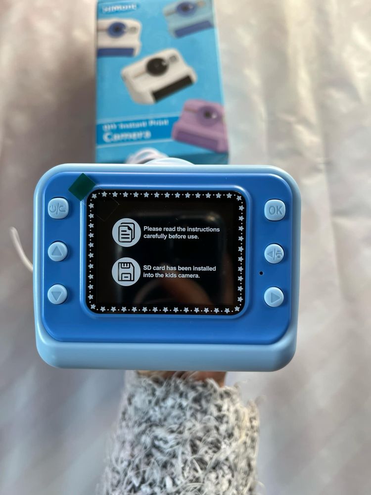 Aparat cyfrowy mini drukarka instant print