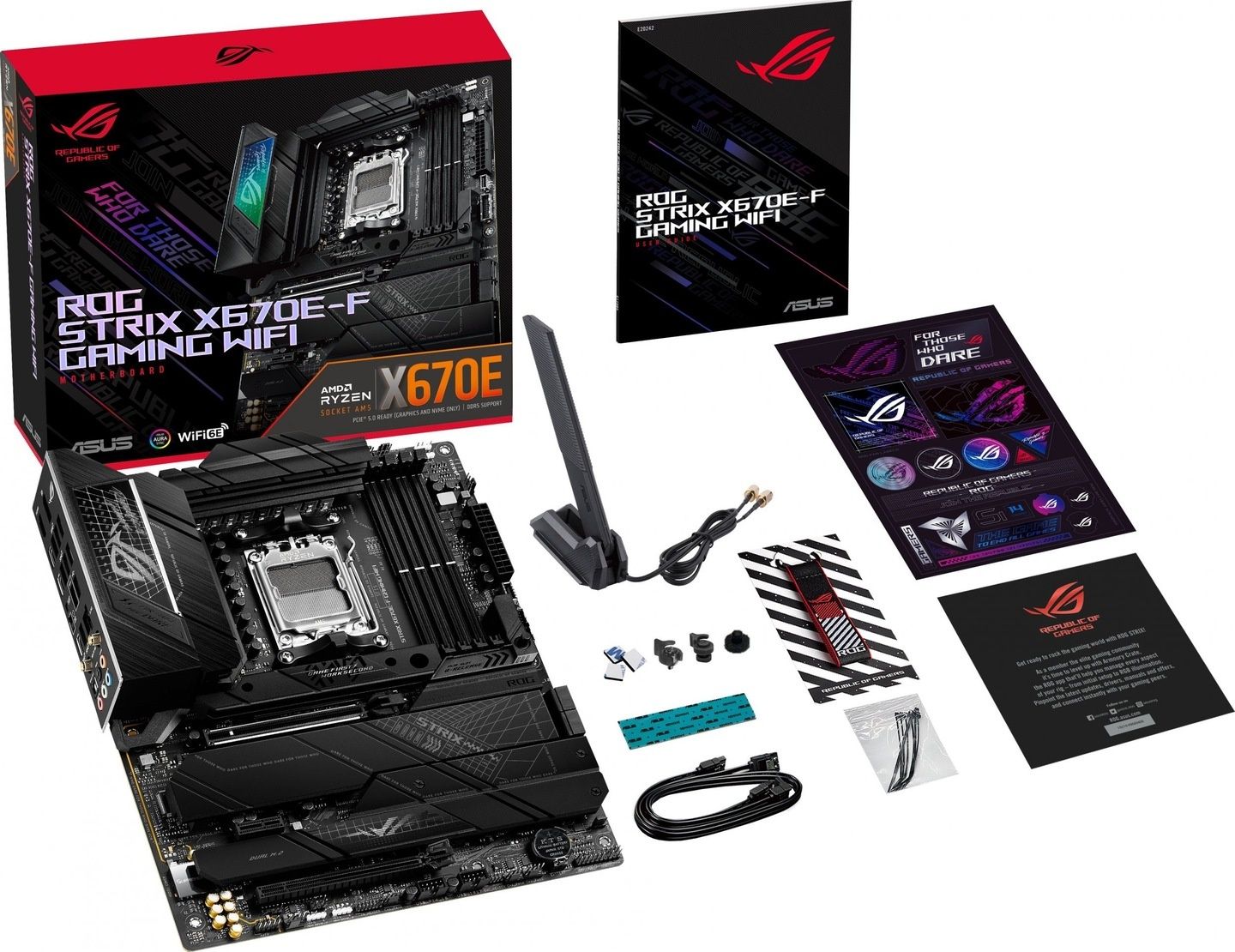 Материнська плата Asus ROG STRIX X670E-F Gaming Wi-Fi sAM5, AMD X670