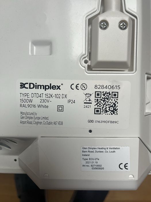 Grzejnik elektryczny DIMPLEX  1500W