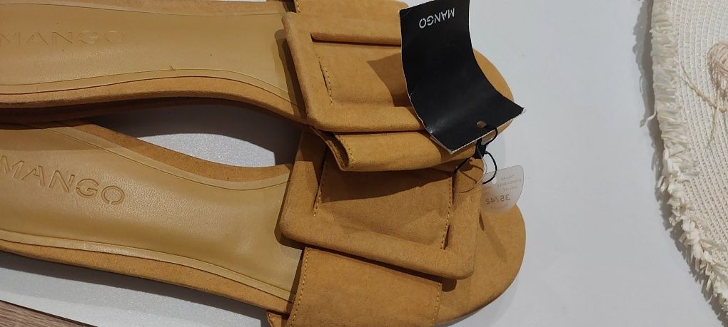 Mango klapki na lato rozmiar 38 nowe z metka