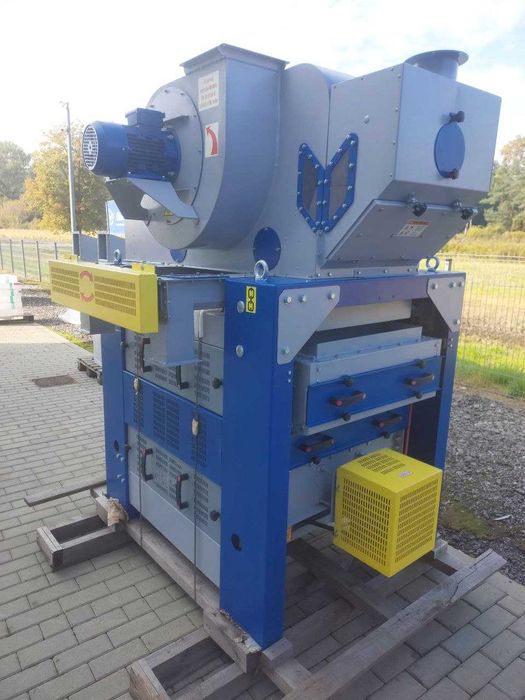 Separator sitowy BISS 25 t/h z komorą aspiracyjną, Czyszczalnia zboża