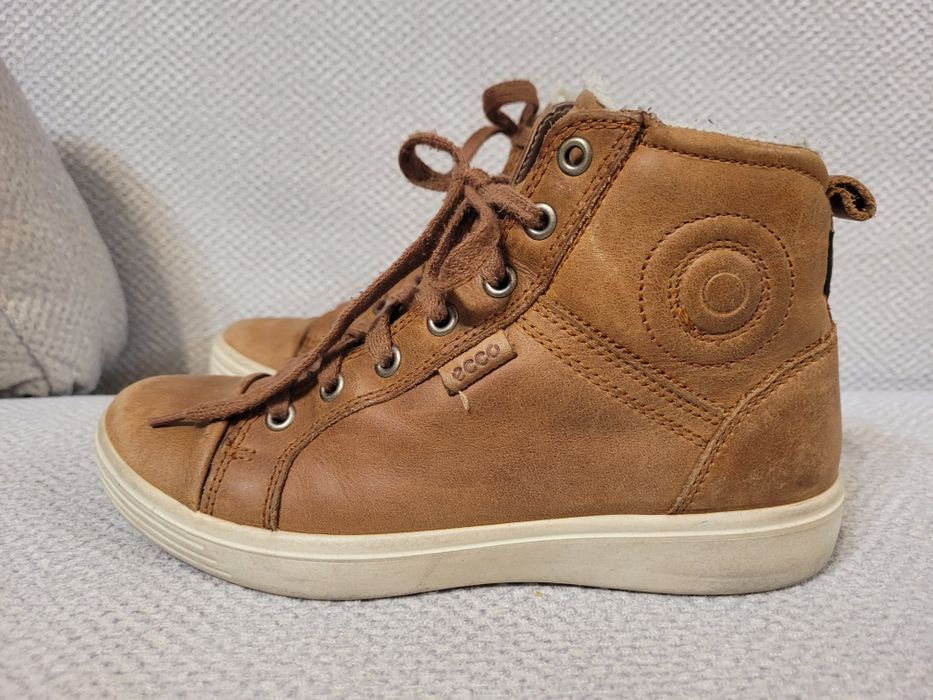 Buty ocieplane skórzane Ecco R.35 Zimowe