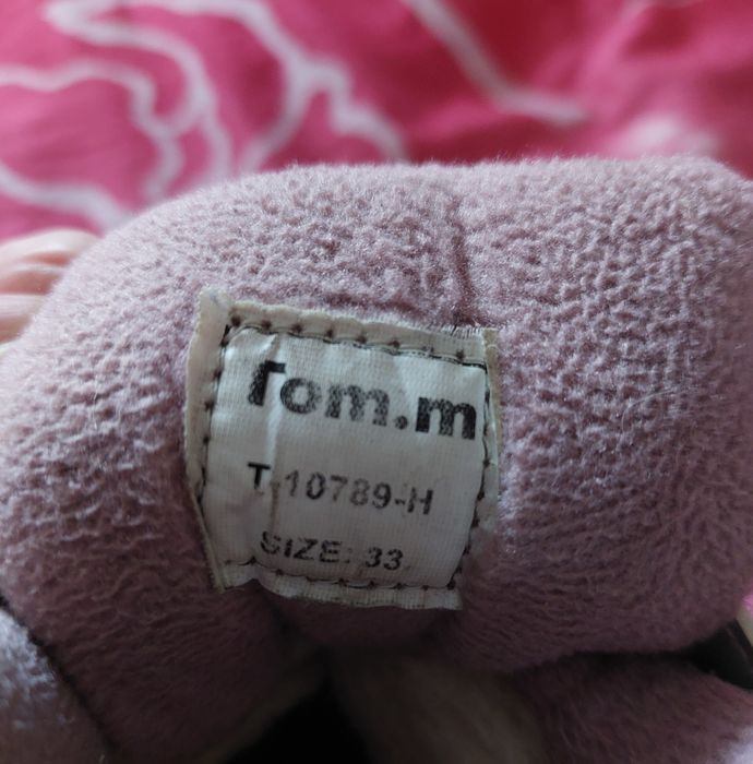 Зимові чобітки для дівчинки, 33 розмір, устілка 21 см