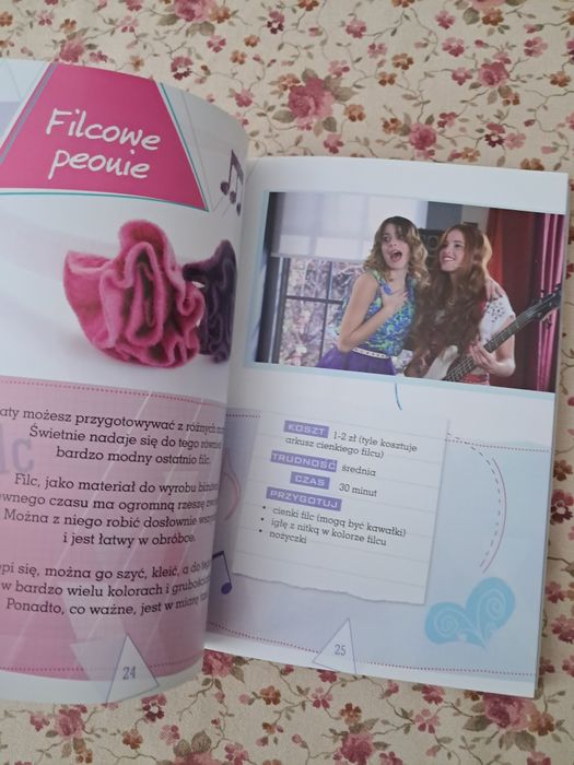 Książka Violetta modne dodatki