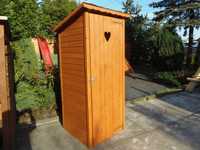 Toaleta drewniana WC Kibel na budowę, działkę, toitoi