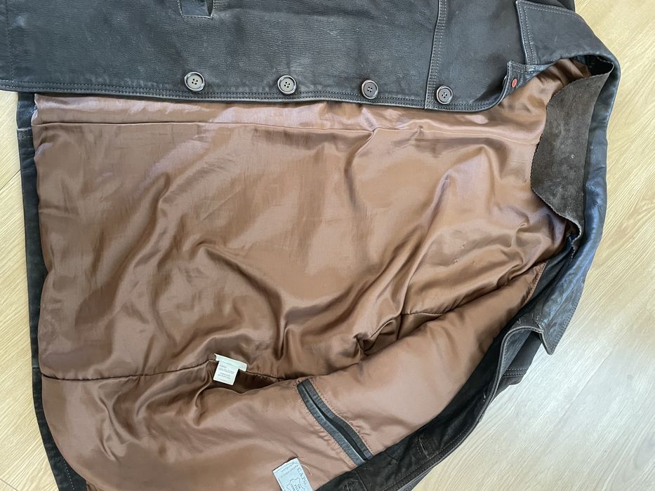 casaco de pele genuína homem