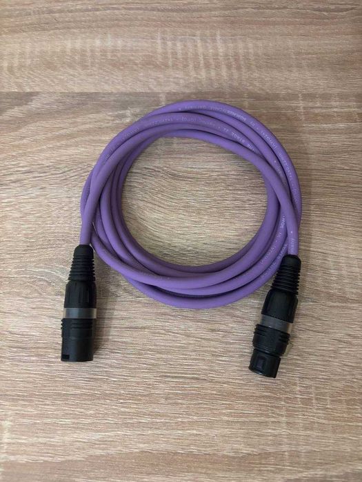 Кабель Sommer Stage 22 Highflex 3м, фіолетовий XLR Німеччина