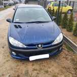 Peugeot 206 1.4 benzyna po lift kolor granatowy kod KPL na części