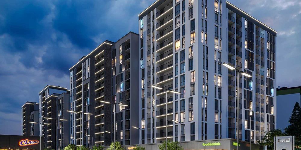 3-кімн. квартира. ЖК «Щасливий Grand». Є власний ТЦ.