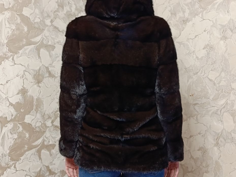 Шуба норка натуральна трансформер