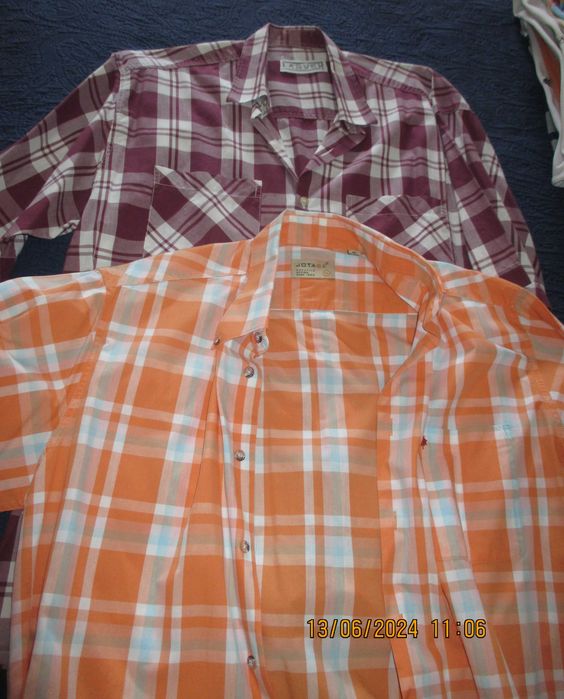 Camisas de Homem de Meia Manga