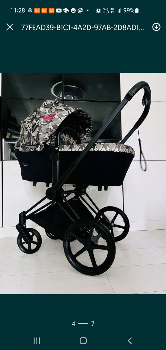 Wozek 2w1 cybex priam butterfly