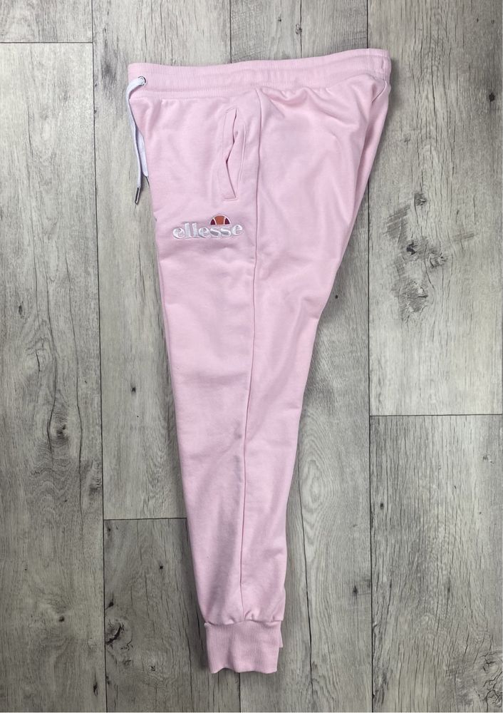 Ellesse штаны 38 размер женские спортивные на манжете розовые оригинал