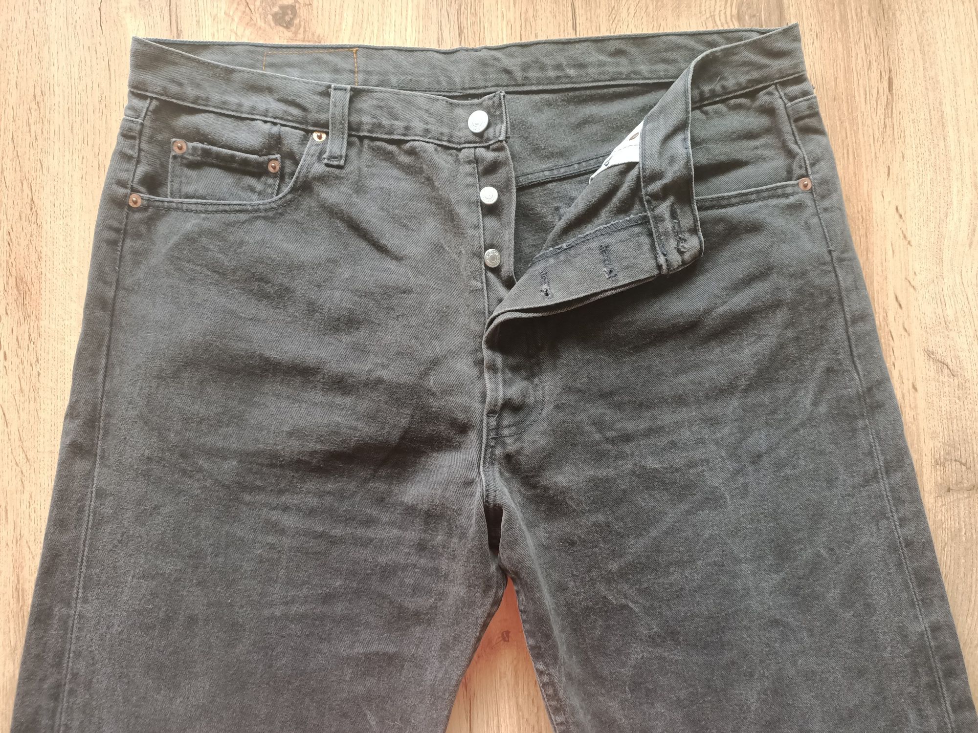 Levi's 501 czarne XXL W40/L36 spodnie duże vintage