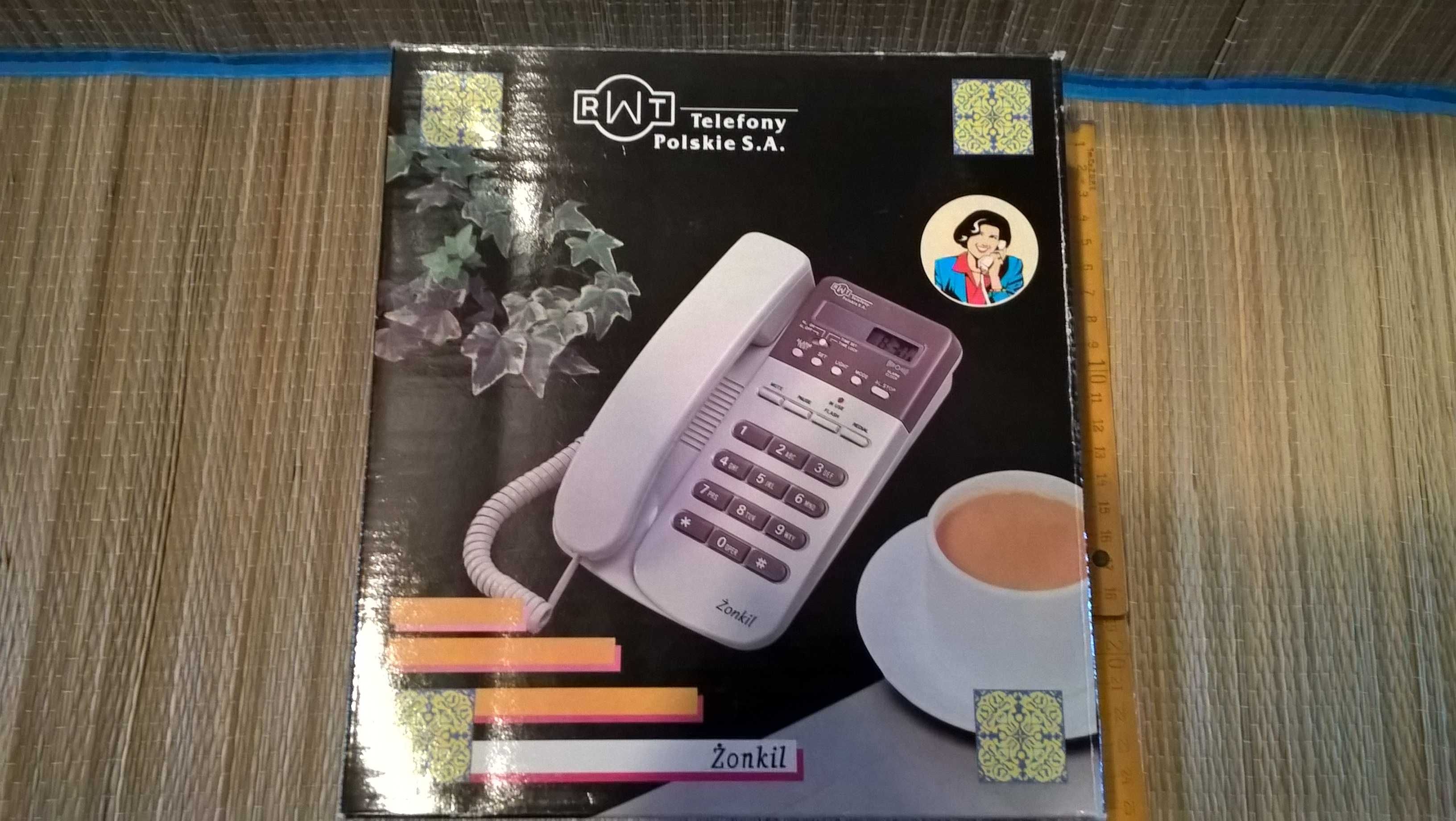 Nowy telefon stacjonarny Żonkil telefony polskie s.a.