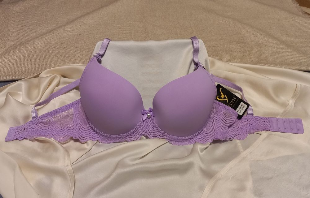 Бюстгальтер бузковий