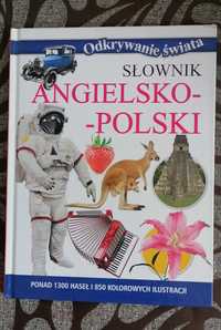 Słownik polsko-angielski obrazkowy, dla dzieci, nowy