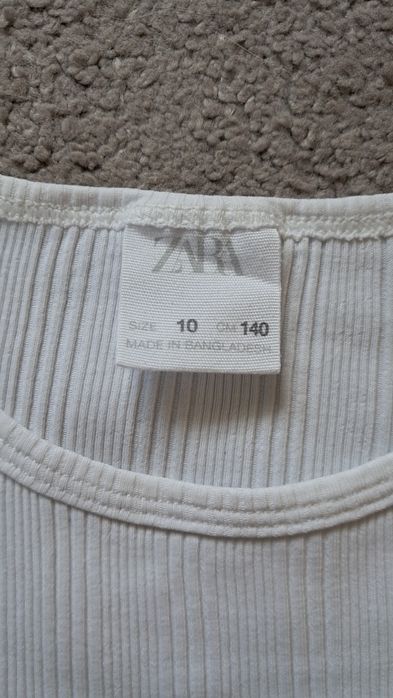 Prążkowana Koszulka ZARA Basic 140