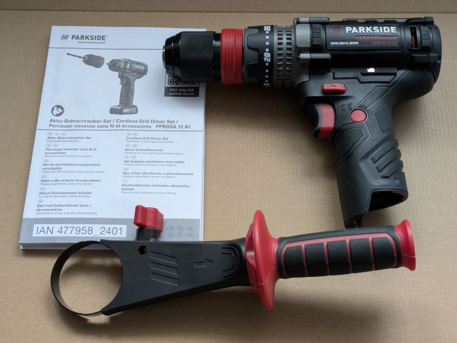 Parkside Performance akumulatorowa wiertarkowkrętarka 12V PPBSSA 12 A1
