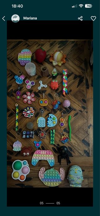 Fidget toys em ótimo estado. Agora mega promocão