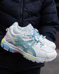 Женские кроссовки асикс гель кахана Asics Gel Kahana 8 White Blue