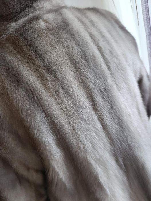 Futro naturalne z norek L/XL