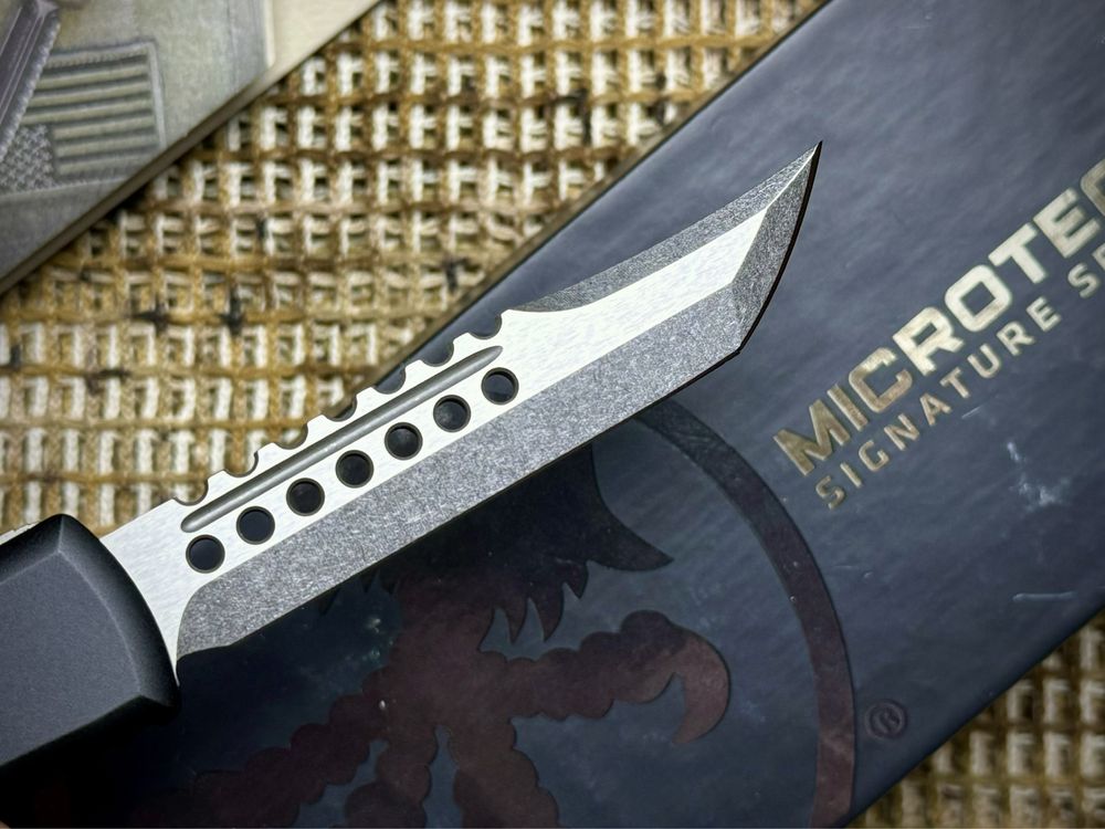 Нож Microtech Ultratech Hellhound Stonewash Signature Series
