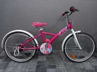 Śliczny rowerek rower dziecięcy dla dziewczynki Btwin mistgirl 500 20"