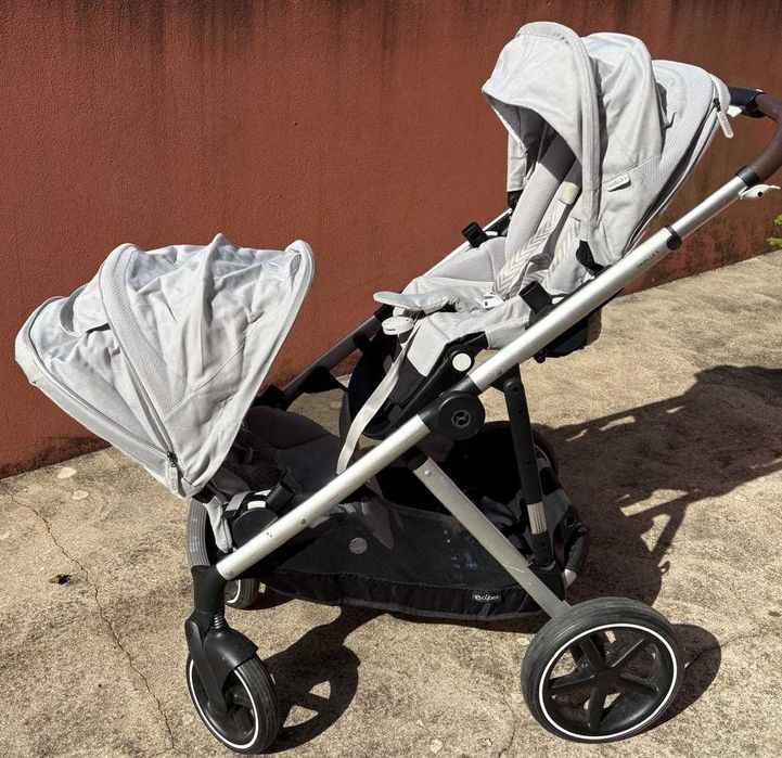 Carrinho Cybex Gaselle S + 2Assentos + 2Cadeiras auto (ovos)