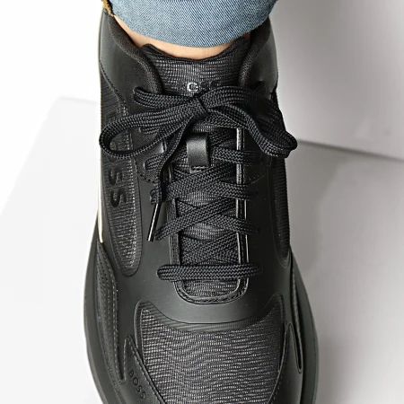 Sneakersy męskie HUGO BOSS czarno złote buty męskie r. 44