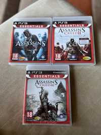 Triologia Assassin’s Creed I, II e III - PS3 | Selados