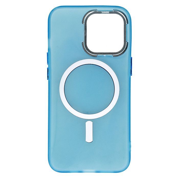 Magnetic Frosted Case Do Iphone 13 Pro Niebieski