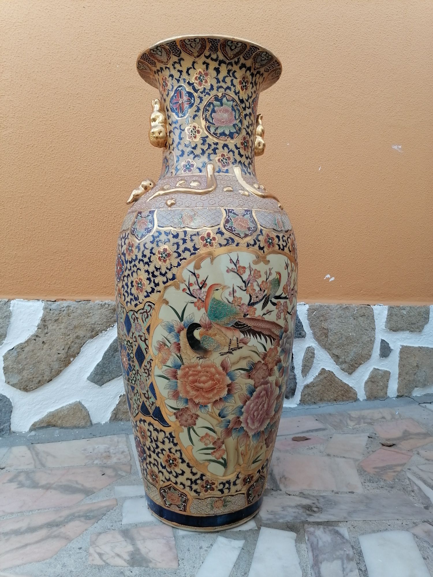 Vaso alto estilo chinês