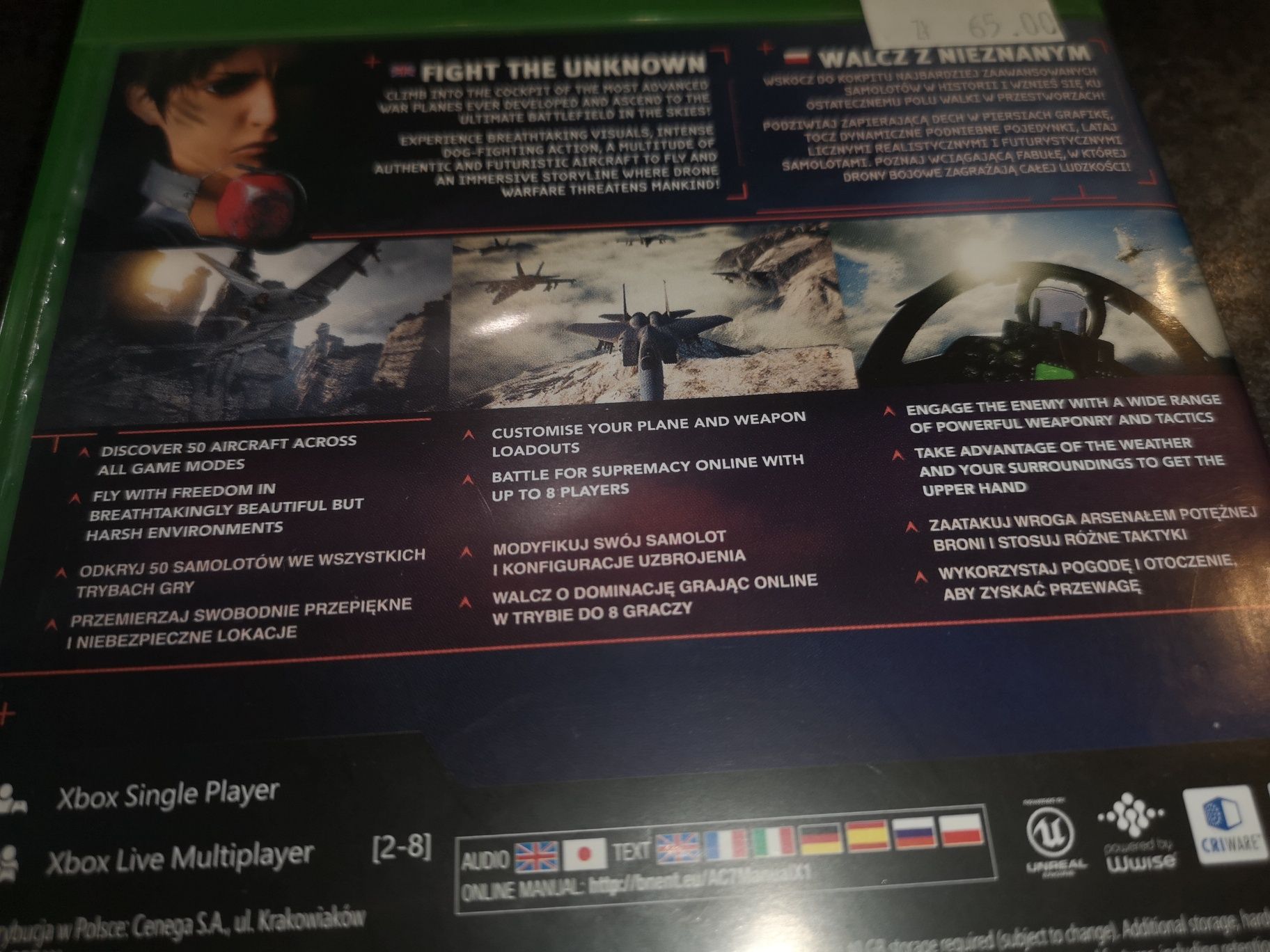 Ace Combat 7 XBOX ONE gra PL (możliwość wymiany) sklep