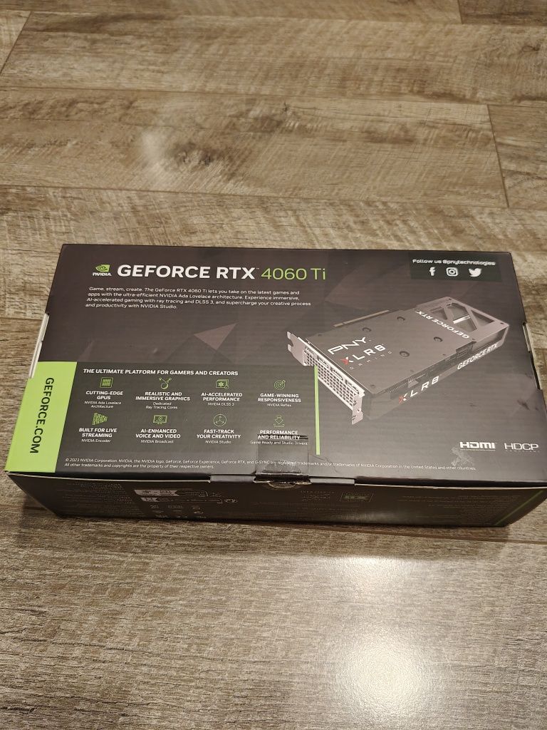Nowa karta graficzna PNY GeForce RTX 4060 Ti  8Gb Verto OC