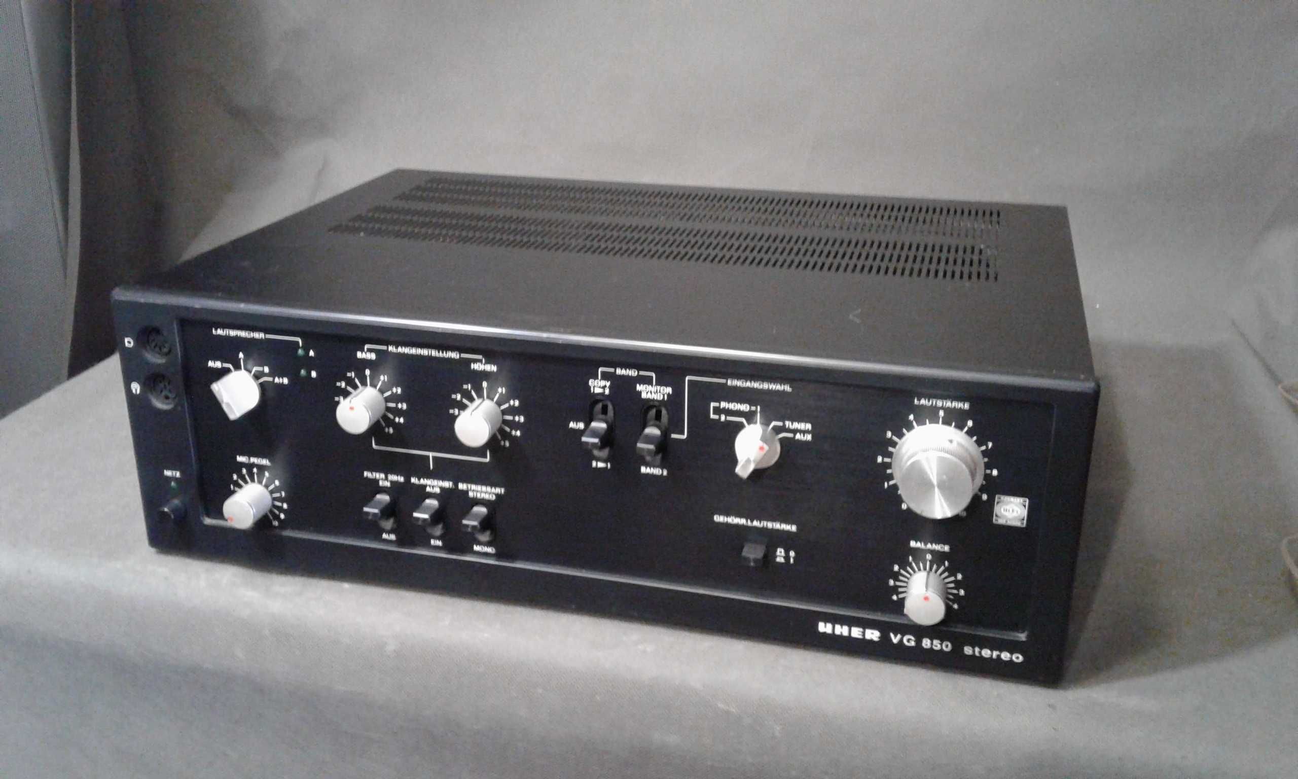UHER VG 850,wzmacniacz stereo