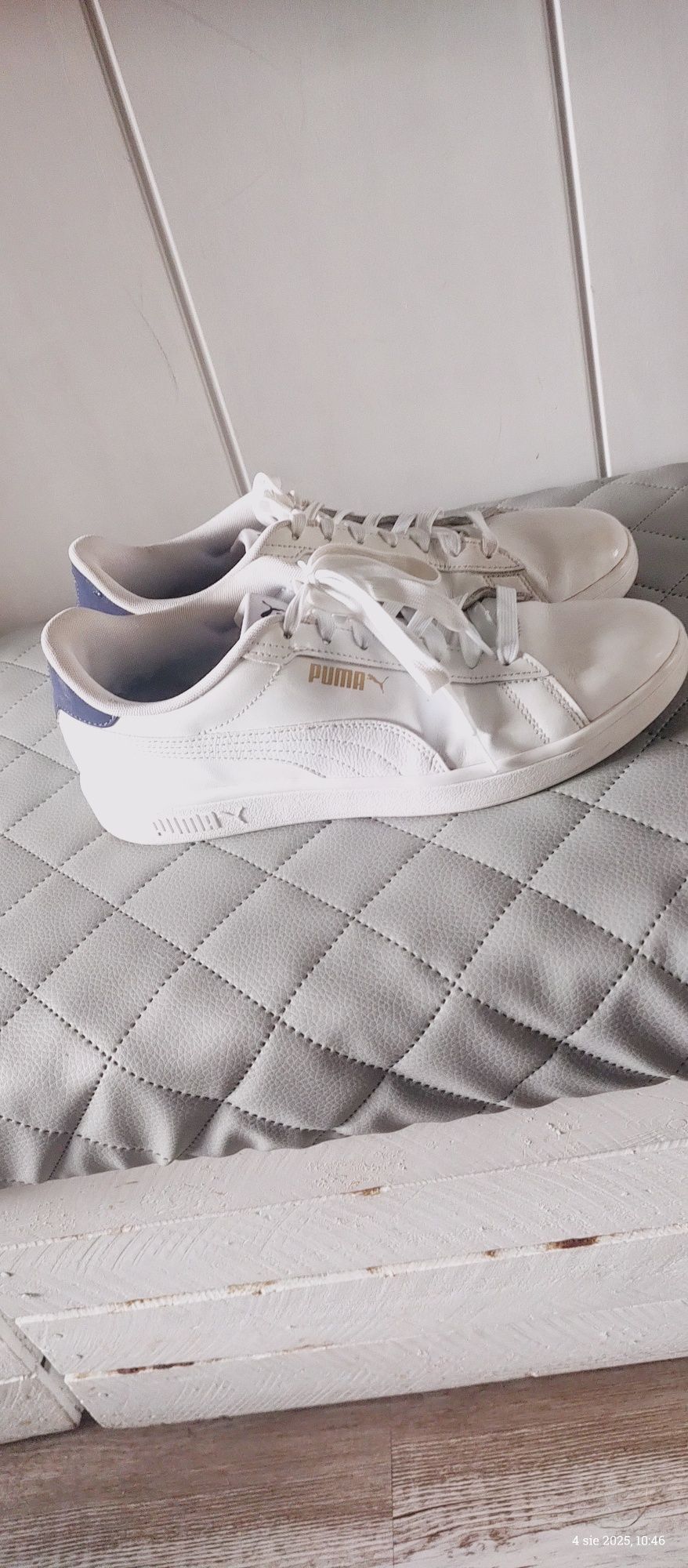 Białe buty Puma w bardzo dobrym stanie
