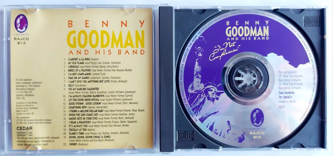 Benny Goodman And His Band Im Not Complainin 1994r 1994r
