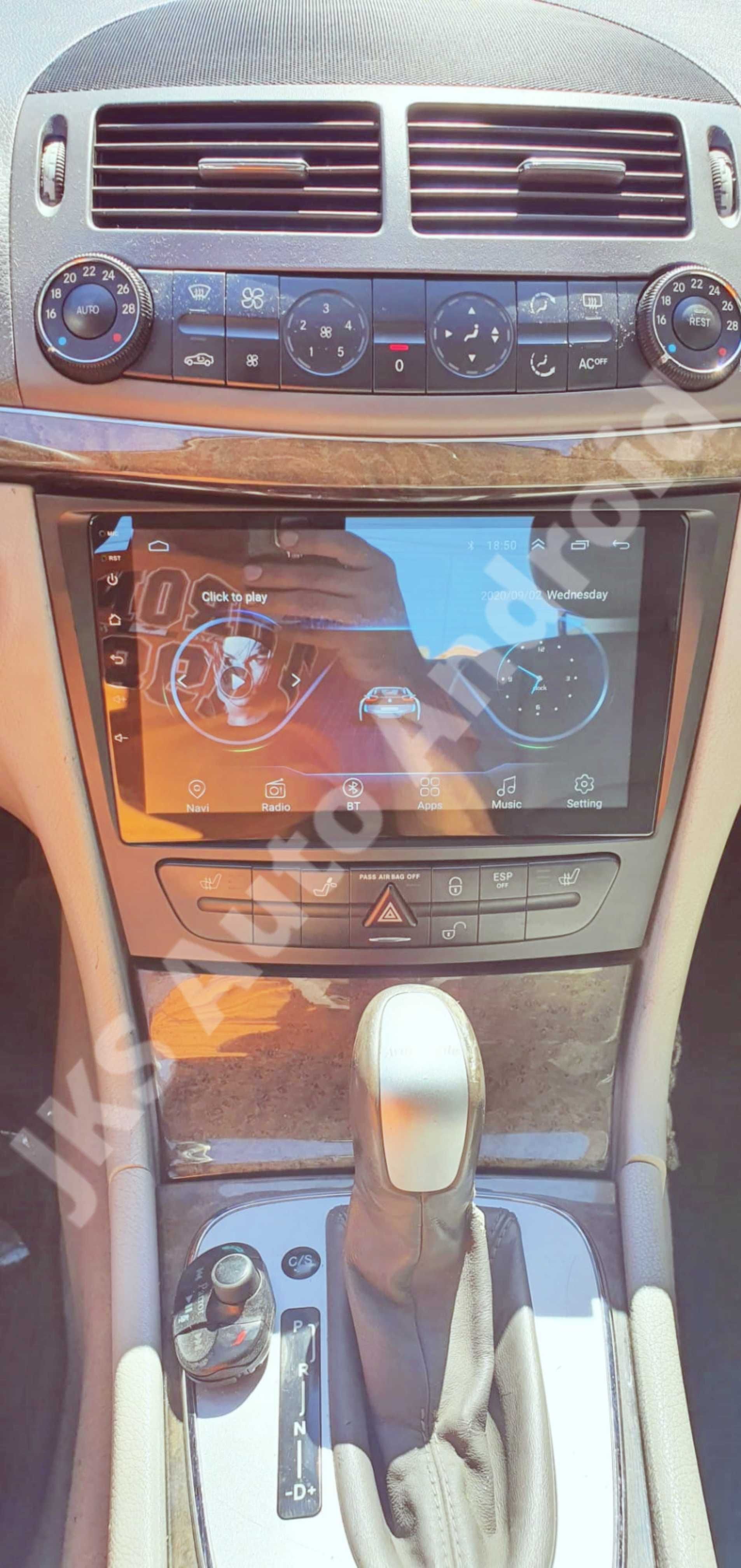 AutoRadio Mercedes W211  Android 13 Carplay Android Auto/Montagem