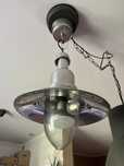 Lampa loftowa metal szkło