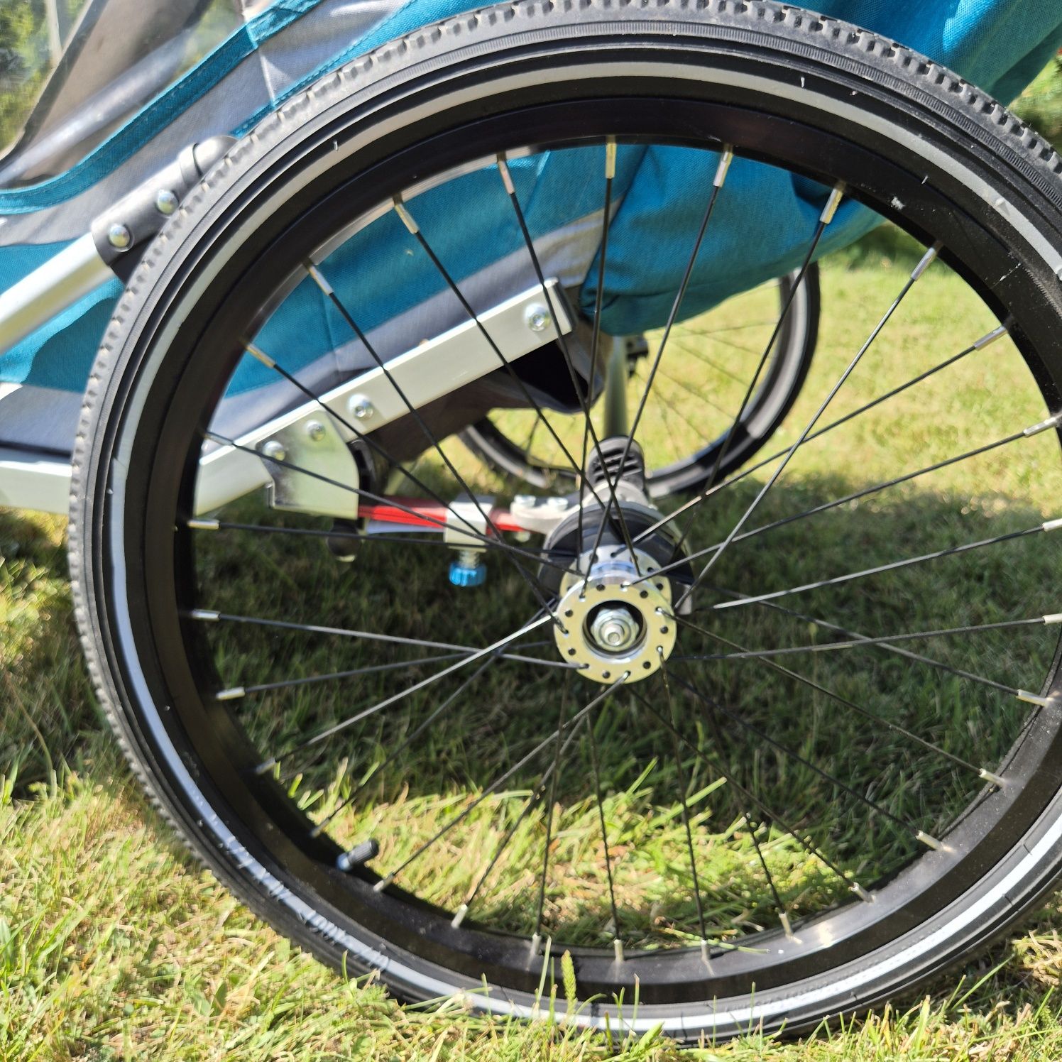 Przyczepka rowerowa riksza wózek rowerowy dla dzieci qeridoo