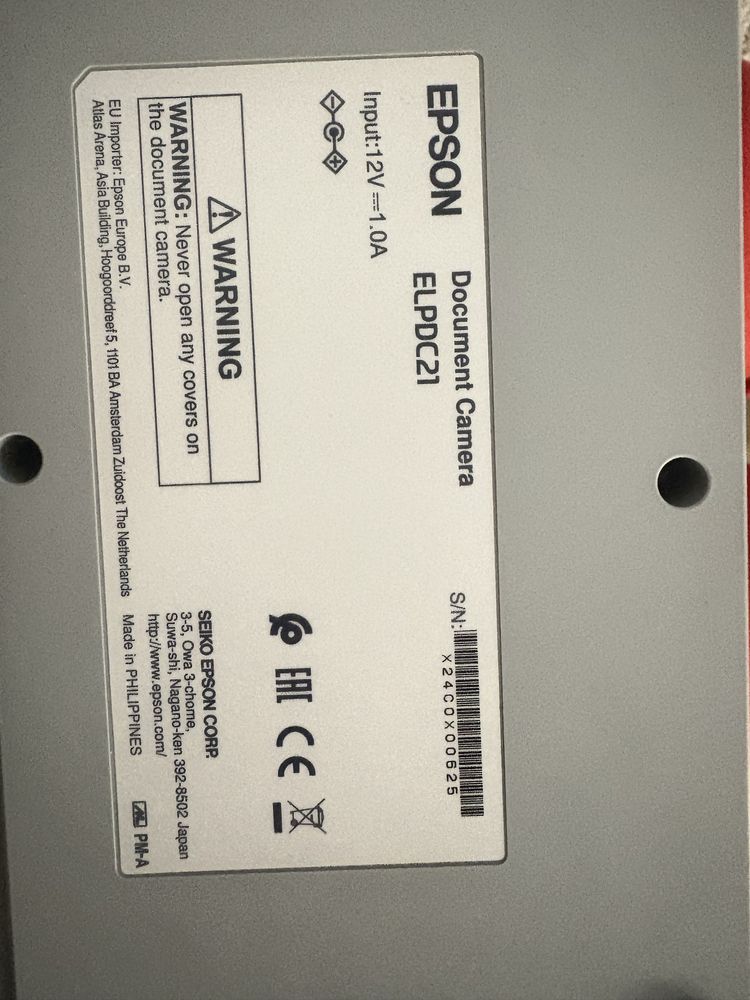 Wizualizer Epson ELPDC21