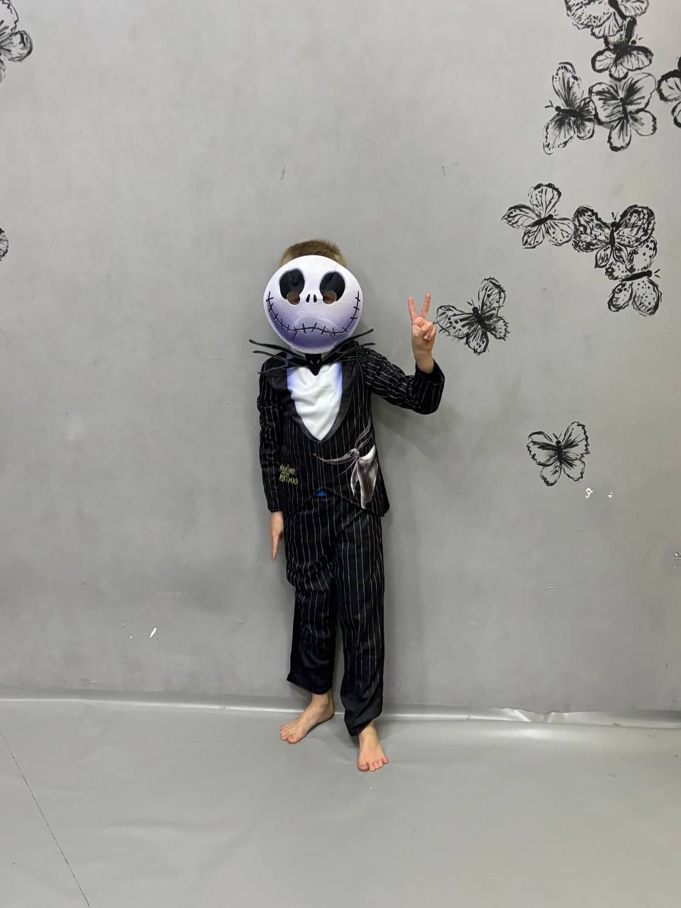 Новорічний костюм Кошмар Різдва Джек Скелегтон Хеллові́н Helloween