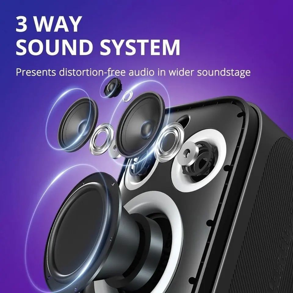 Coluna Portátil 120W - Tronsmart Original