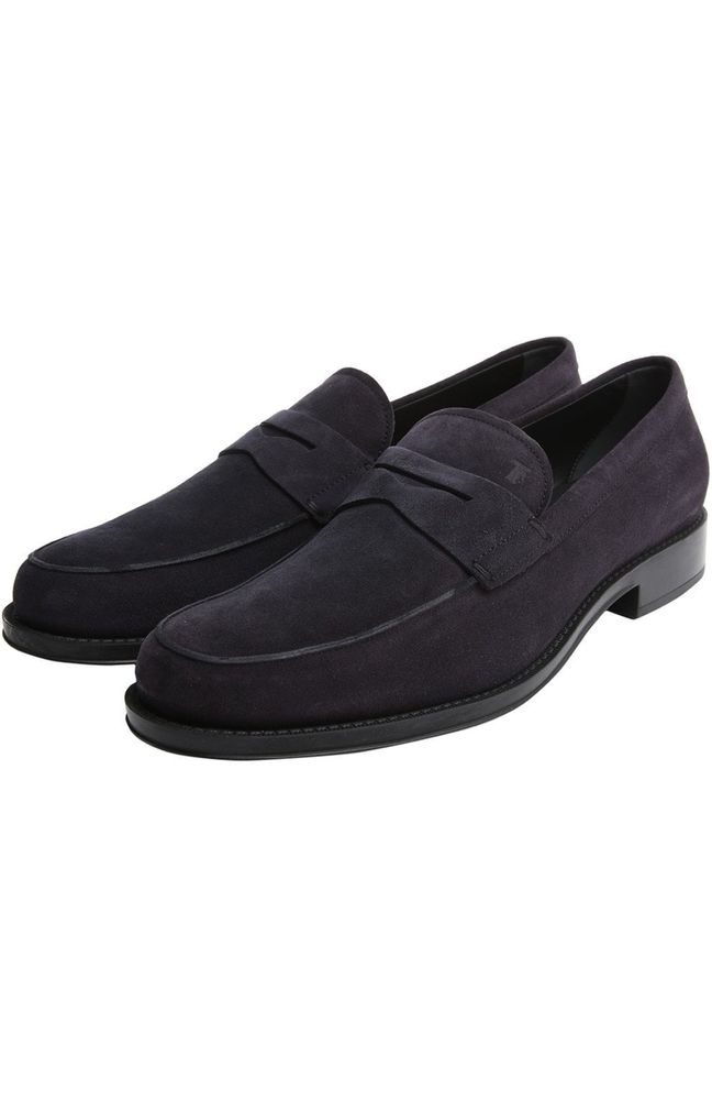 Мокасини лофери чоловічі tod's з натуральної замші