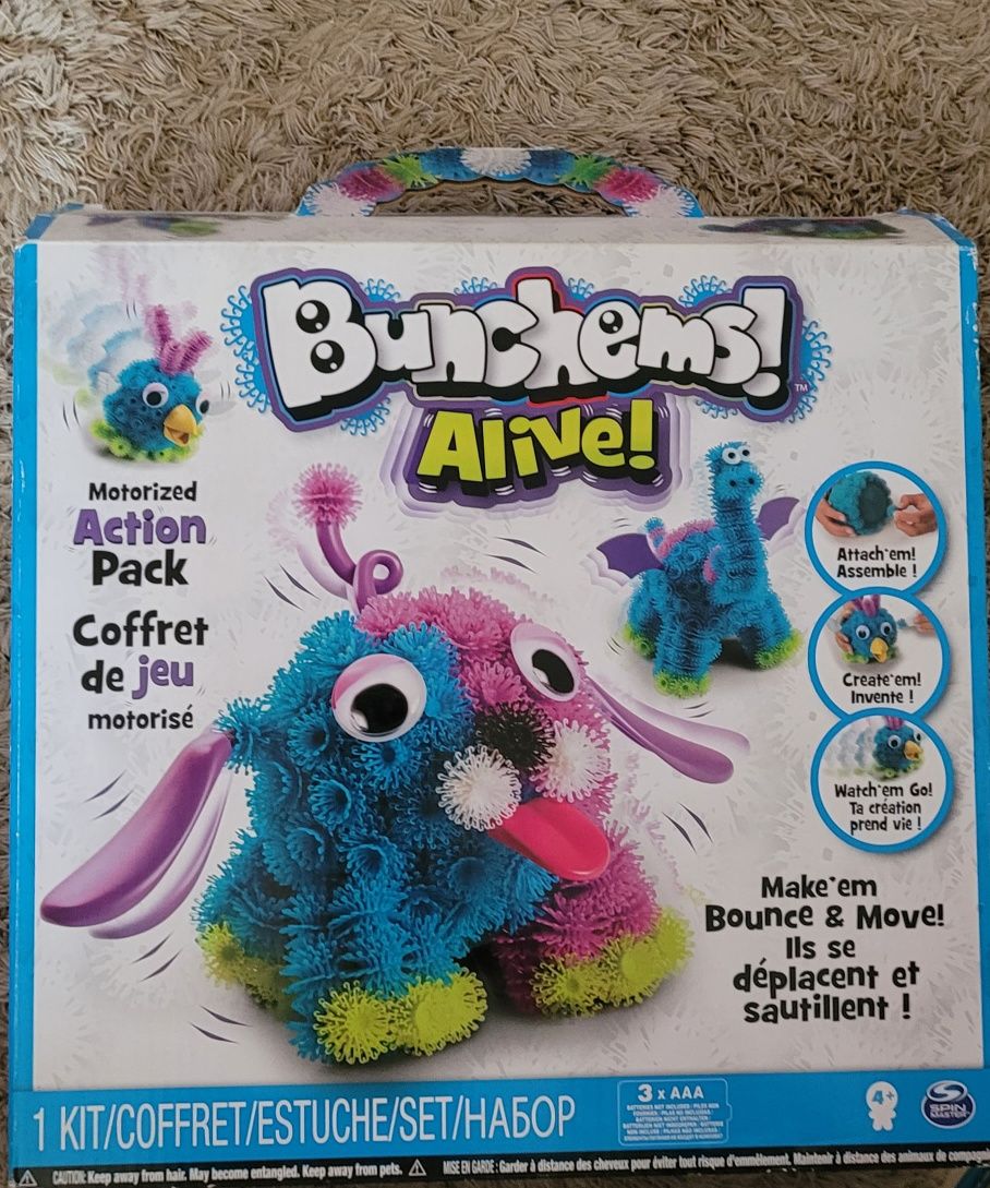 Bunchems Alive, rzepki , rzepy z wibrującą kulą